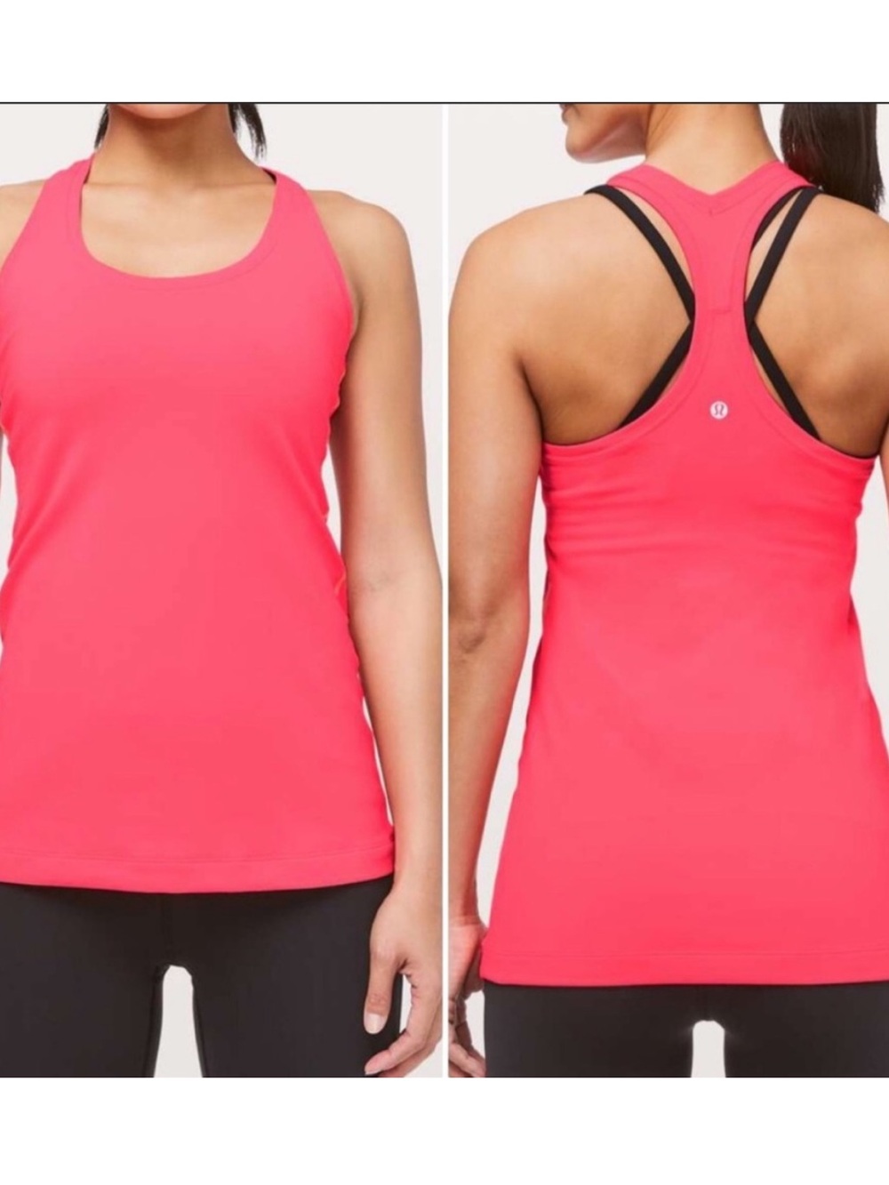 Lululemon Electric Coral Cool Racerback II
